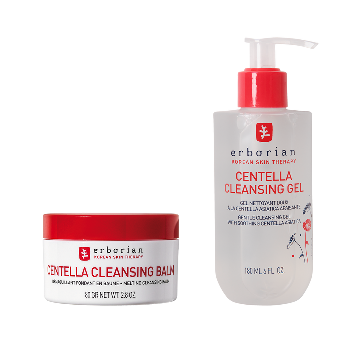 view 1/4 of Korean Double Cleansing Duo — gel cleanser & solid oil balm, , large